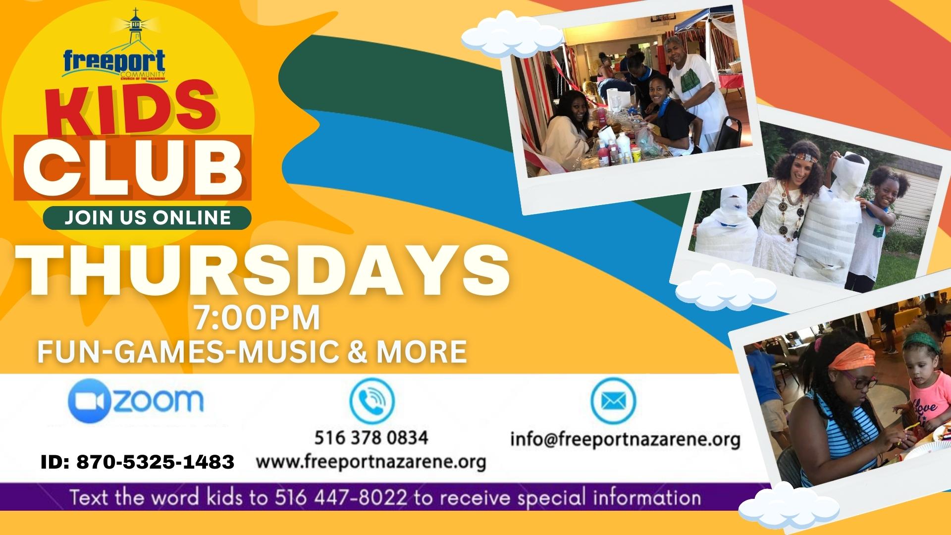 Kids Club — Thursdays